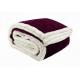 100 Polyester Velvet Sherpa Blanket / Velvet Plush Throw Blanket Shrink Resistant