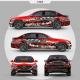 Venom Poster in red Chrome PVC Digital Color Changing Car Wrap Glossy Matte Surface