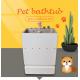 Ozone Disinfection Pet SPA Bathtub Pet Grooming Tub With Bubble Light