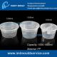 1000ml/1200ml/1500ml clear disposable PP plastic bowl for snack food packaging mould