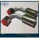 #6 #8 #10 #12 Al joint with iron jacket A/C Fittings 90 Degree A/C fitting O-Ring Female AC Hose connector