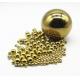 4MM 5MM 1.588MM Solid Brass Balls H62 Metal Sphere For Pumps Valves 8.5g/Cm3