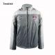 Unisex Sports Windproof Gray Motorcycle Jacket with Customized Logo and Stand Collar