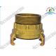 Brass French Type Fire Fighting Equipment Fire Hose Coupling With Storz Female