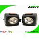 Anti - Explosive Mining Cap Lights Rechargeable Lithium Ion Battery Black Color
