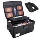 4 Layer Fireproof File Organizer Box With Lock Large Collapsible Hard Filing