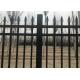 Pressed Punched Steel Fence Panels Commercial / Industrial Security Fencing