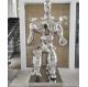 Mirror Polished Modern Stainless Steel Sculpture Large Indoor Decoration