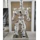 Mirror Polished Modern Stainless Steel Sculpture Large Indoor Decoration