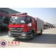 Benz Chassis Six Seats Foam Fire Truck Wheelbase 4500mm With Air Conditioner