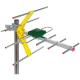 Weather Resistance  Dvb T2 Outdoor Yagi Antenna 10dBi Five Units