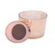 Rose Gold Metal / Plastic Bottle Lids For Candle Holder And Candle Jar