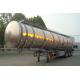 aluminum alloy high quality 40,000 liters feul tanker trailer