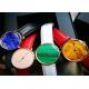 Multi Color Luxury Stone Craft , High End Quartz Watch With Marble Dial