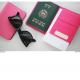 9.5x13.5cm EN17 Leather Notebook Covers PU Holder Spot UV For Passport