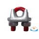 #45 Carbon Steel Rigging Lifting Equipment , US Type Drop Forged Wire Rope Clips
