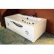 High End Jacuzzi Whirlpool Bath Tub With Underwater Light And Ozone Generator