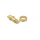 Brass Material Livestock Waterer Parts Float Valve Parts Rubber Seal Ring For Water Bowl