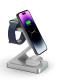 Fast Charging Magnetic Phone Charging Stand with 3 in 1 Wireless Charger and Type C Input Design