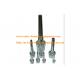 Adjustable Straight Water Fountain Spray Heads For Musical / Dancing Fountains