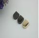China manufacturer customized light gold square handbag metal cord end clip