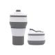 High Temperature Resistant 300ml Silicone Collapsible Coffee Cup SGS