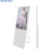 55 Inch Flexible Free Standing Digital Display Screens Portable For Advertising
