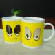Heat Sensitive Ceramic Color Changing Coffee Mug Tumbler Custom Color Changing Cups
