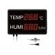 STR823 LED large display temperature  humdity, 30meters visual distance, alarm function