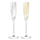 200ml Champagne Festival Glass , Christmas Wine Glasses With Stem Feather Patterned