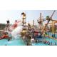 Customized Childrens Water Park , Fiberglass Water Slides Entertains More Than 400 Guests