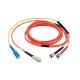 SC / ST Fiber Optic Patch Cord 62.5/125 MM Conditioning Single Mode G652D Cable