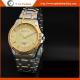 Gold Plate Golden Watch Fashion Jewelry Watch Luxury Watches Man Stainless Steel Watch Men