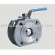 Small Stainless Steel Valves Metal Seated Ball Valve With Blow - Out Proof Stem
