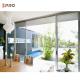 Modern Powder Coated Aluminium Frame Patio Doors Double Glass Sliding