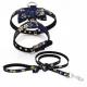 Christmas Style Dog Collars And Leashes Easy Walk Dog Harness Reversible For Small Dog