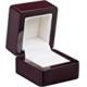 High End Rigid Simple Jewelry Box , Custom Luxury Handmade Ring Jewelry Box