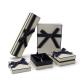 Rectangle Fancy Jewelry Box With Ribbon Bow Customized Size And Logo
