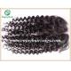 Lace top closure 4''x4'' ,malaysian virgin hair natural color curly 10''-24''length
