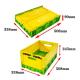 Plastic Stackable Vegetable Crates Heavy Duty Collapsible Plastic Crate PP