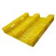 3 Runners Reusable Plastic Pallets 1100 X 1100 For Industrial Warehouse