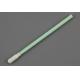 Green Short Pole Cleanroom Foam Swabs Oval Polyester Head Compact Handle