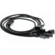 Power Cord Cable IEC 320 C14 Male to 4XC13