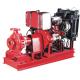 Cast Iron High pressure 50kw Diesel Engine water pump for fire fighting Single stage Stainless