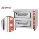 Gas Pizza Deck Oven One Layer 220v For Bread Baking with Stone