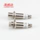 Cylindrical Inductive Proximity Switch M18 DC 3 Wire Metal Tube With M12 4 Pin Plug