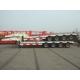 100ton Low loader semi trailer 4 axles