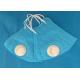 Blue Earloop N95 Dust Disposable Face Mask With Valve Anti Pollution