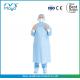 Spunlace Medium Sterile Surgical Gowns Blue SMMS Surgical Gown