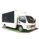 JAC Mobile LED Advertising Truck With Foldable Stage And Screen Lifting System 3840 x 1760mm